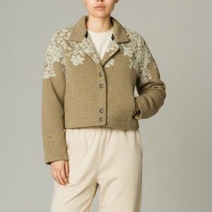 Vintage western county clothing co thick button sweater jacket size m